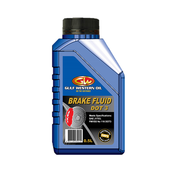 Premium DOT 3 Brake Fluid High Performance Synthetic